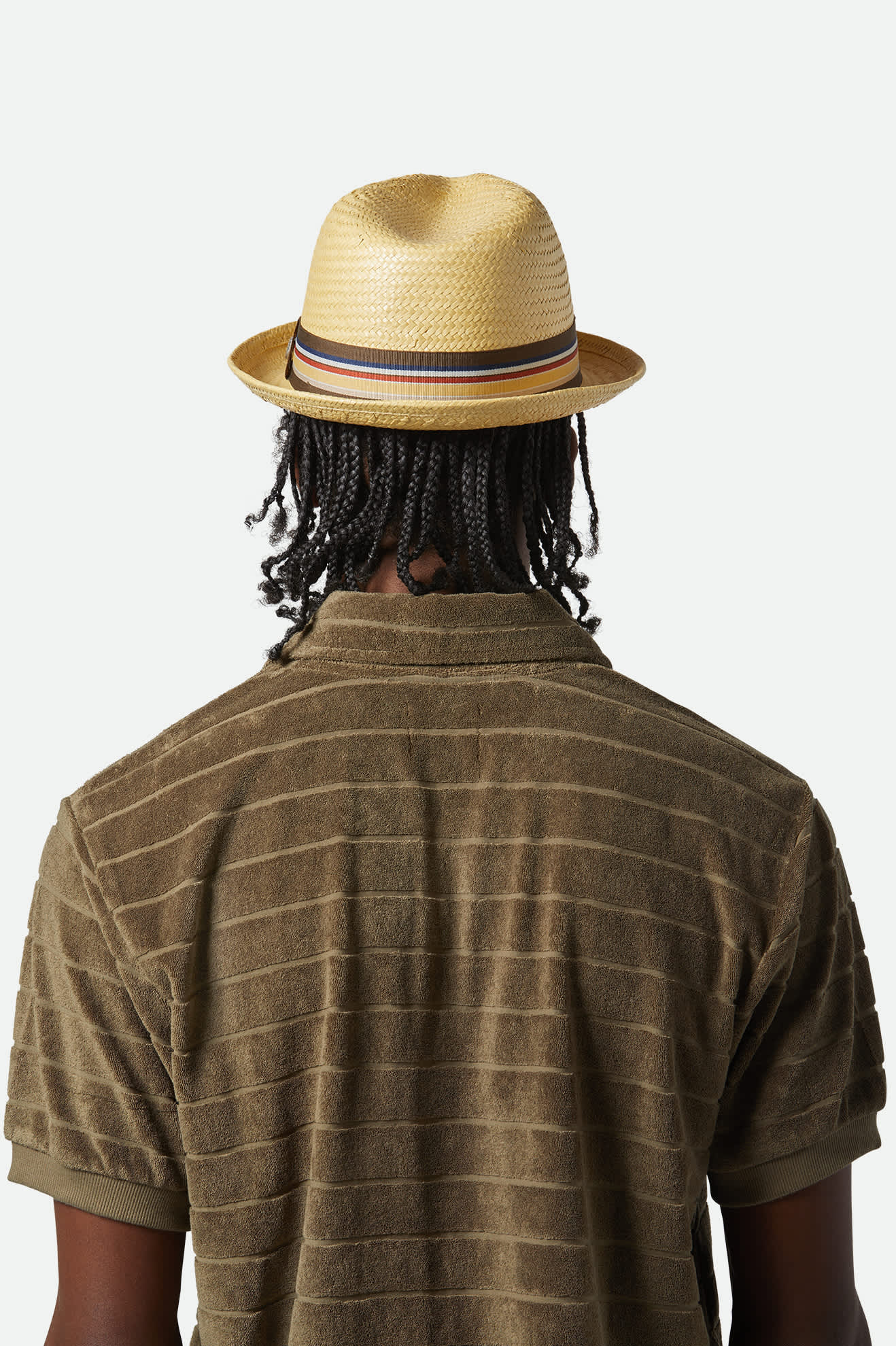 Unisex Castor Fedora in the color Tan - Additional Fit image