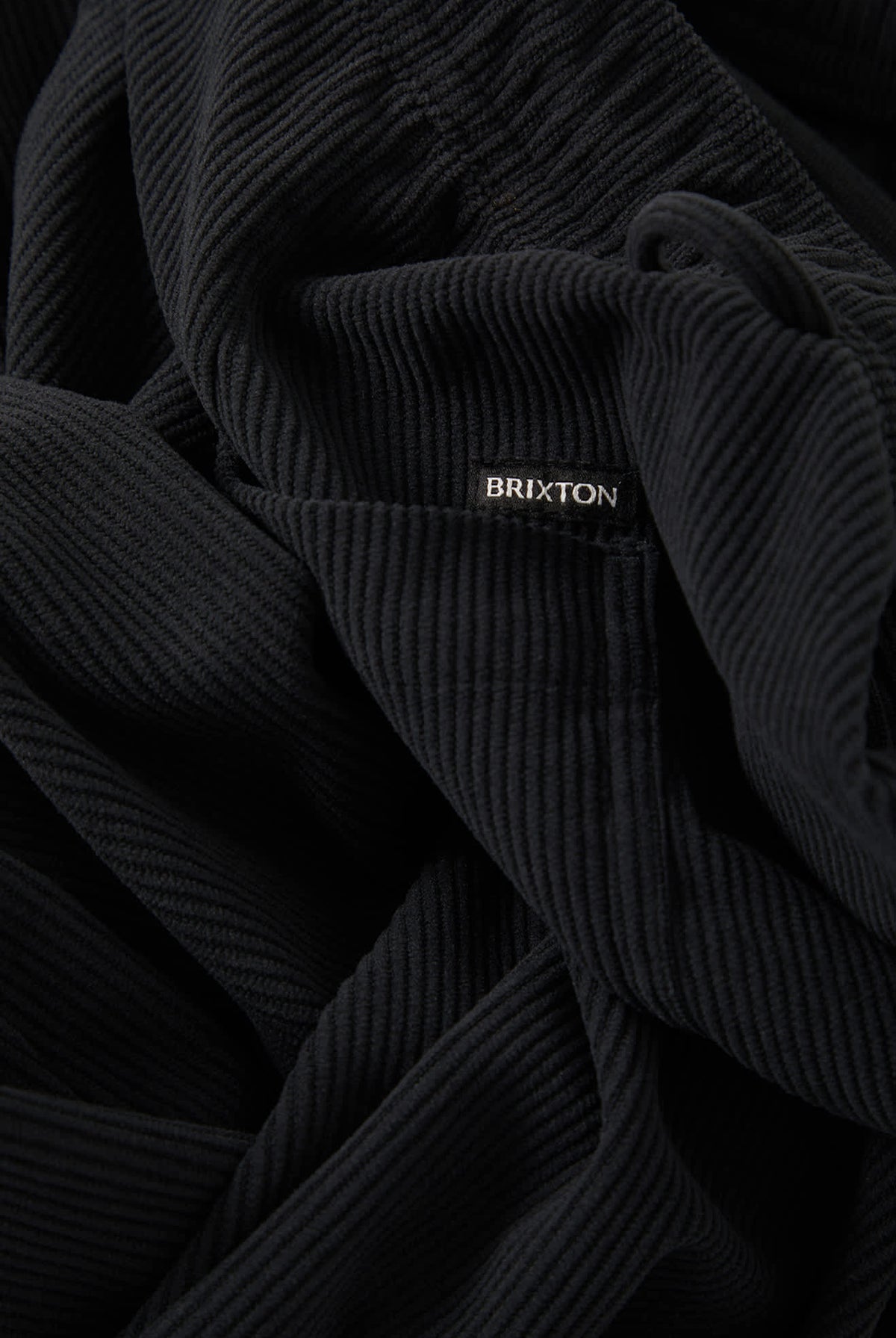 Men's Everyday E-Waist Corduroy Pant in the color Black Corduroy - Additional Laydown image