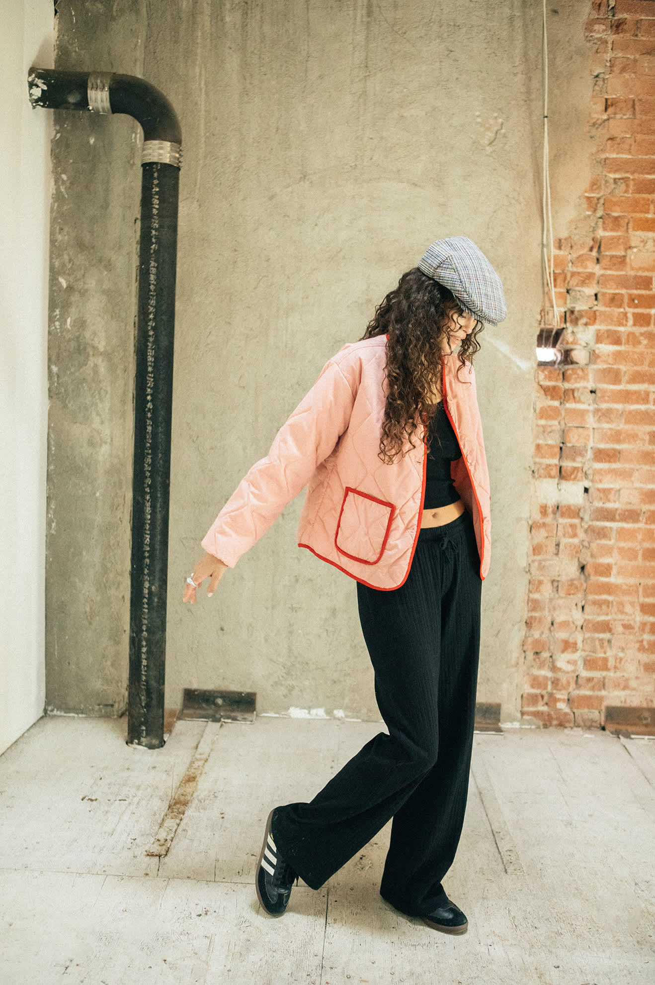 Women's Delilah Quilted Jacket in the color Mellow Rose - Men's Lifestyle image