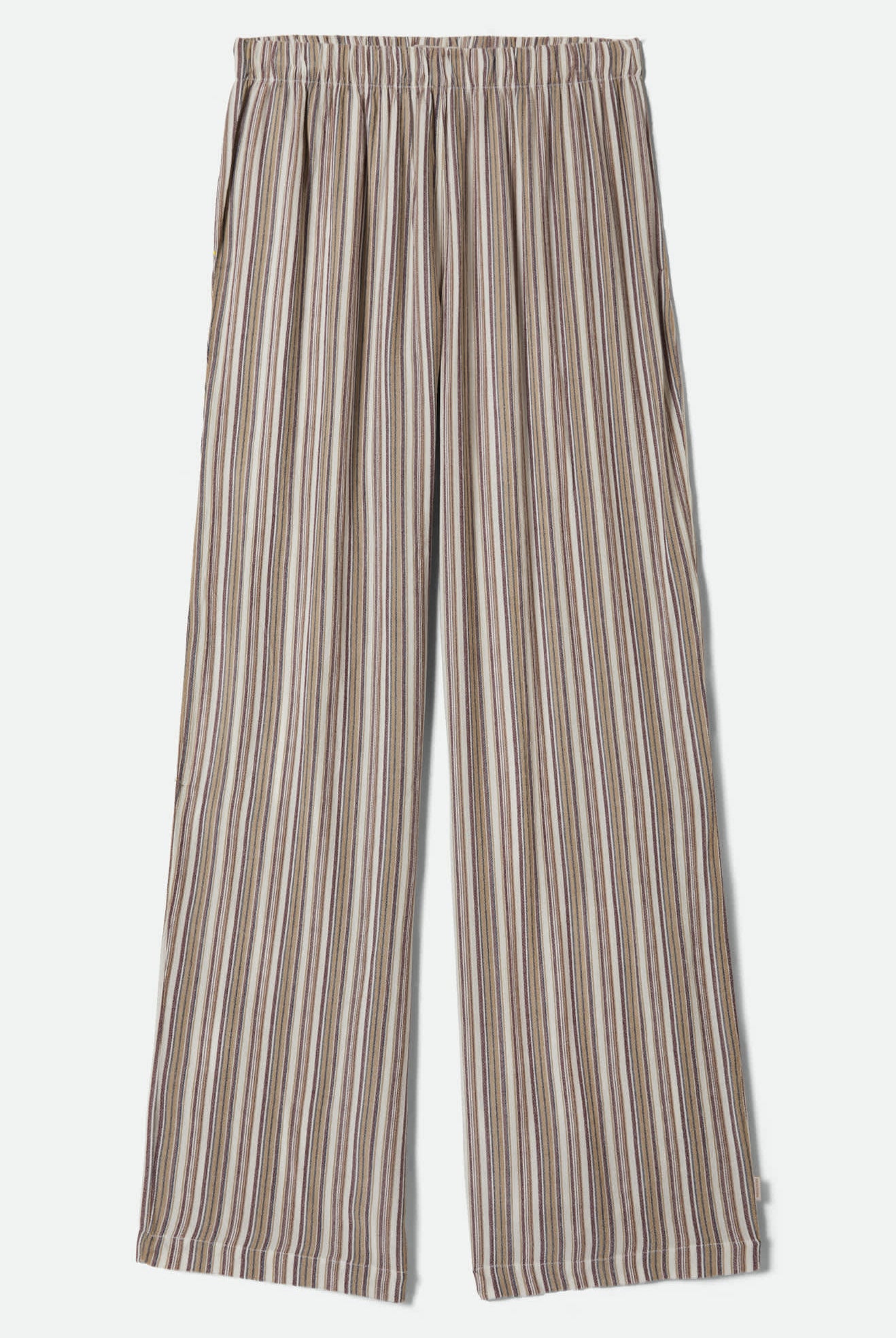 Women's The Alley Lounge Pant in the color Worn In Robust Red Stripe - Front Product View