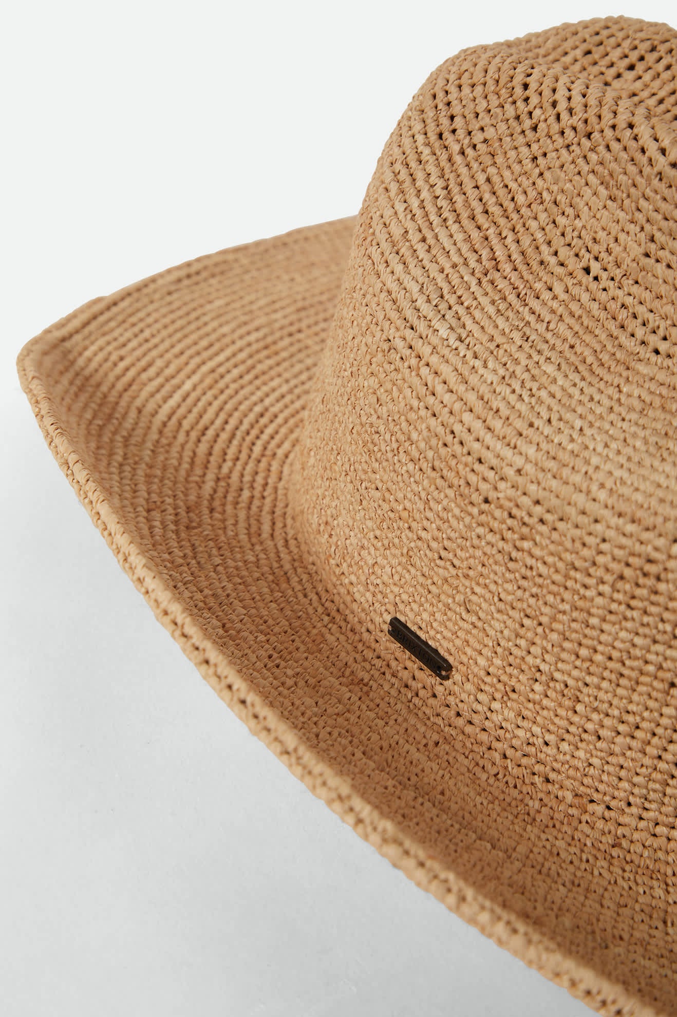 Women's Odessa Straw Packable Cowboy Hat in the color Tan - Additional Laydown image
