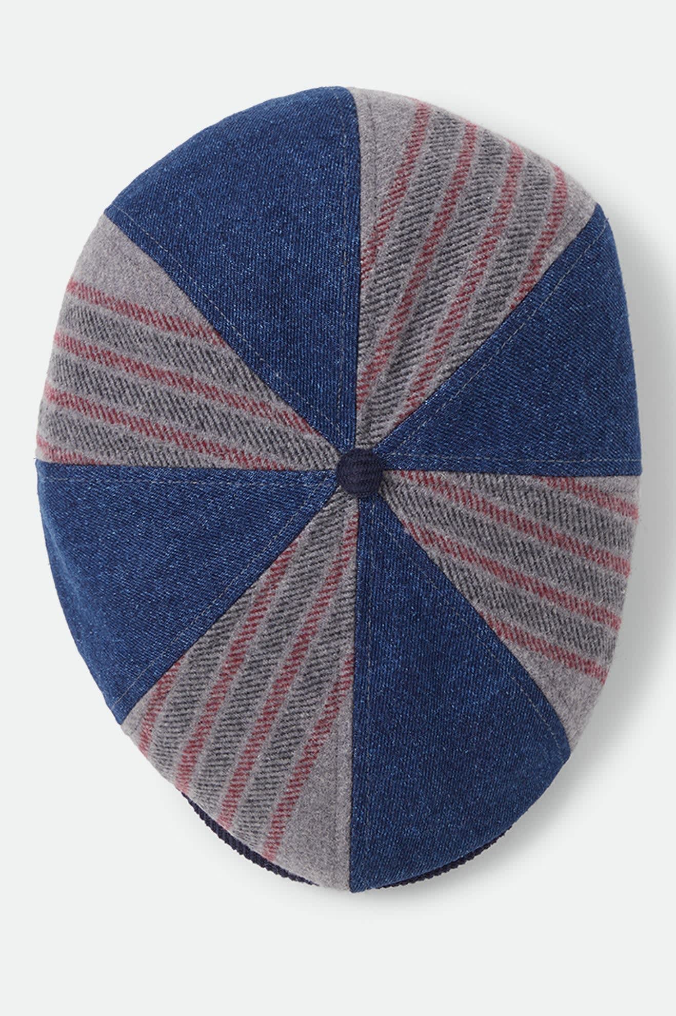 Unisex Altered Threads Brood Baggy Snap Cap in the color Medium Wash Denim - Additional Laydown image