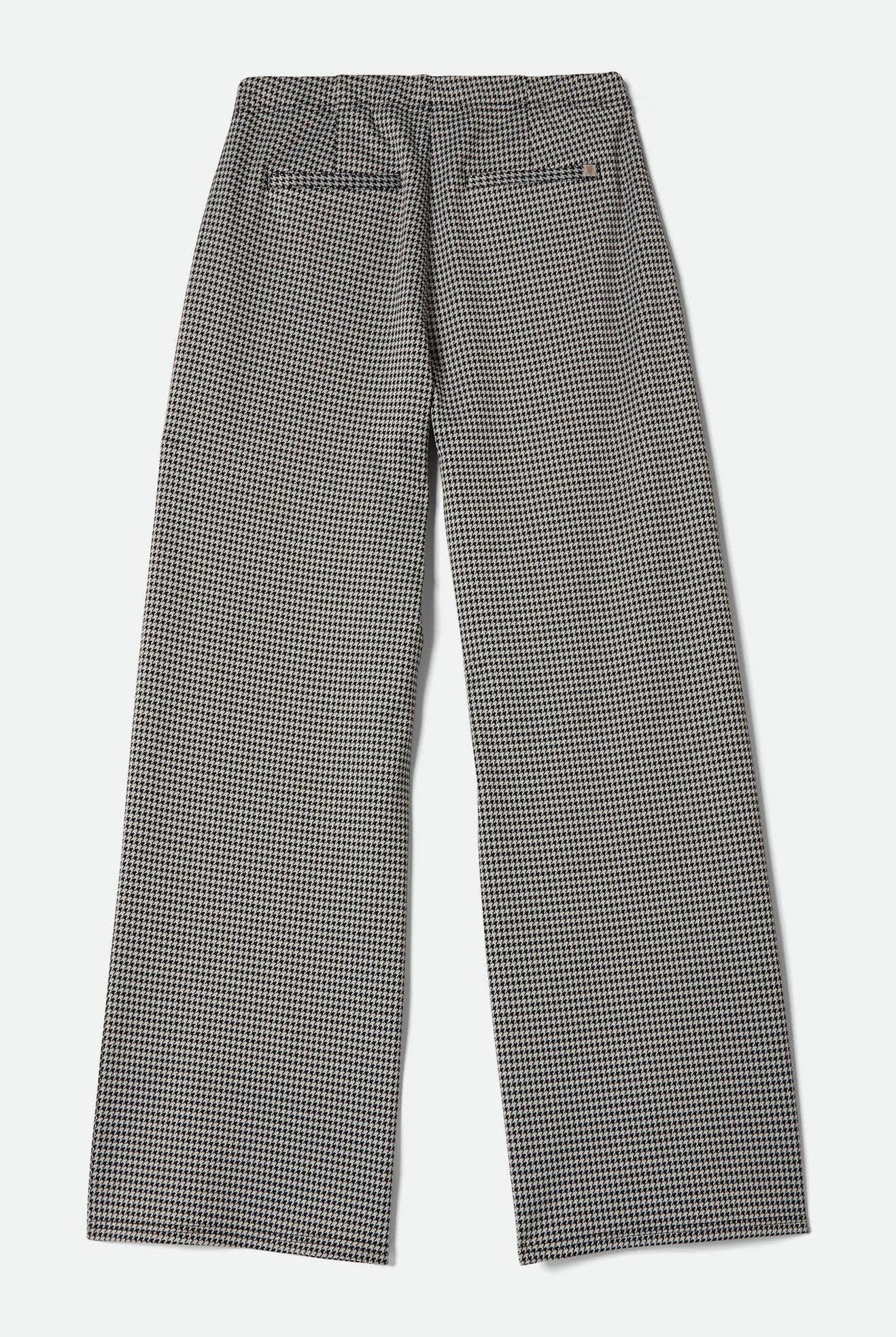 Women's Houndstooth Leisure Trouser in the color Winter White/Black - Additional Laydown image