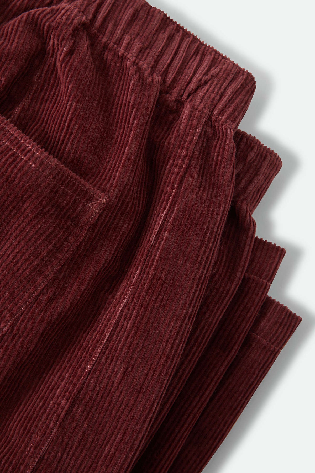 Women's Utility Everyday Barrel Pant in the color Wild Ginger Cord - Additional Laydown image