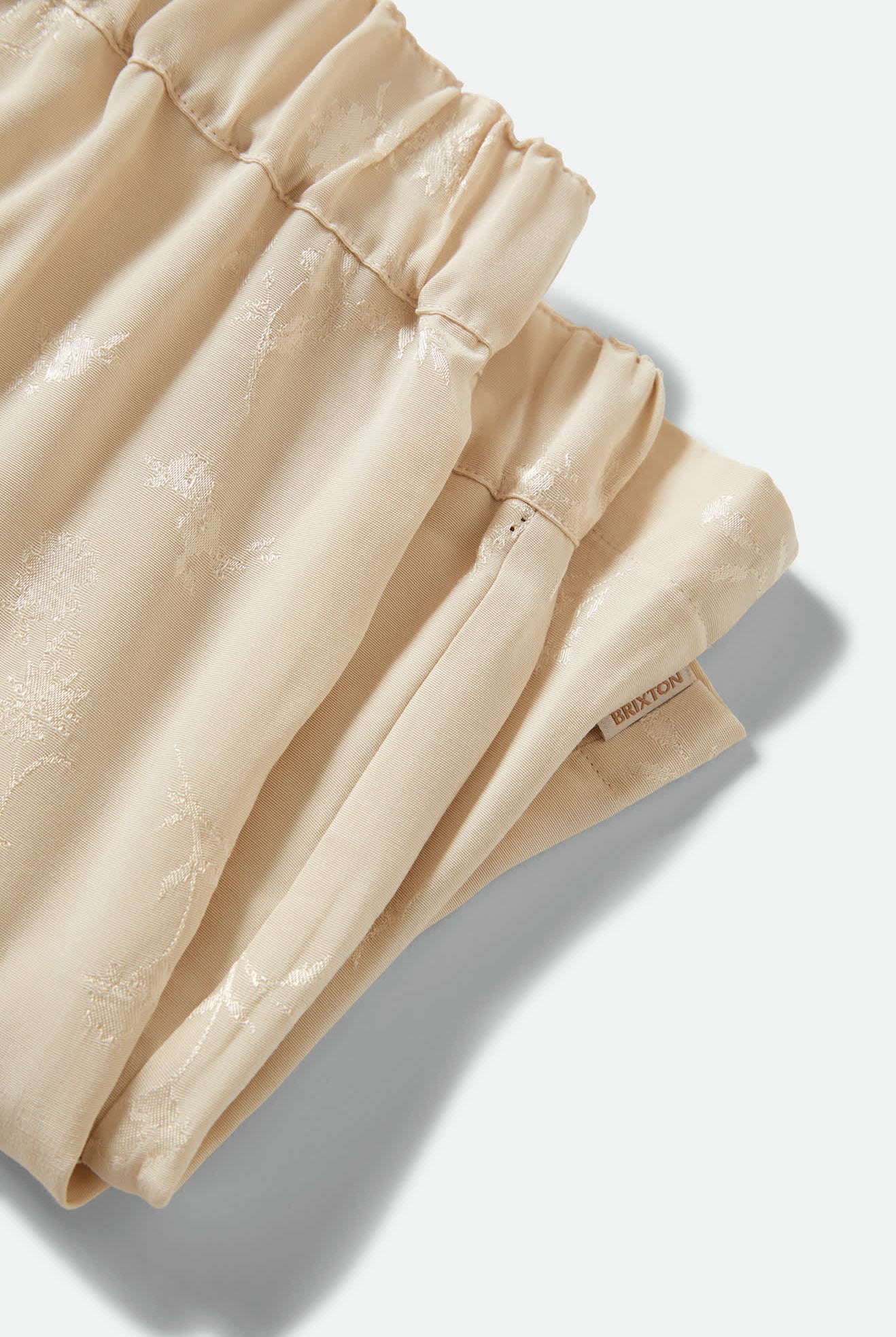 Women's Silky Jacquard Short in the color Whitecap Floral Jacquard - Additional Laydown image