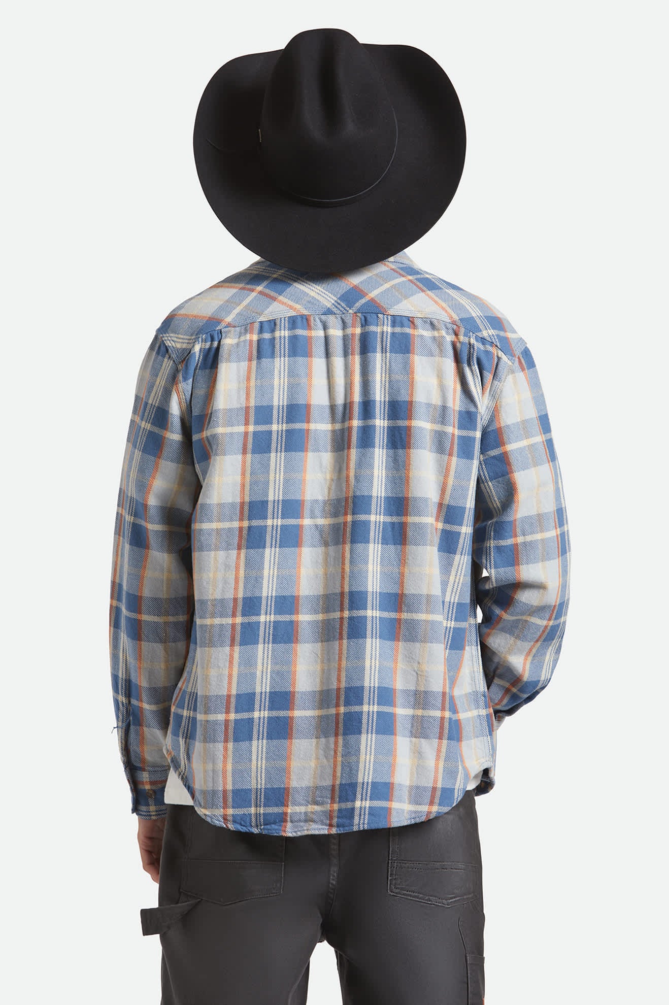 Unisex Laredo WTHR GUARD™ Cowboy Hat in the color Black/Black - Men's Back View