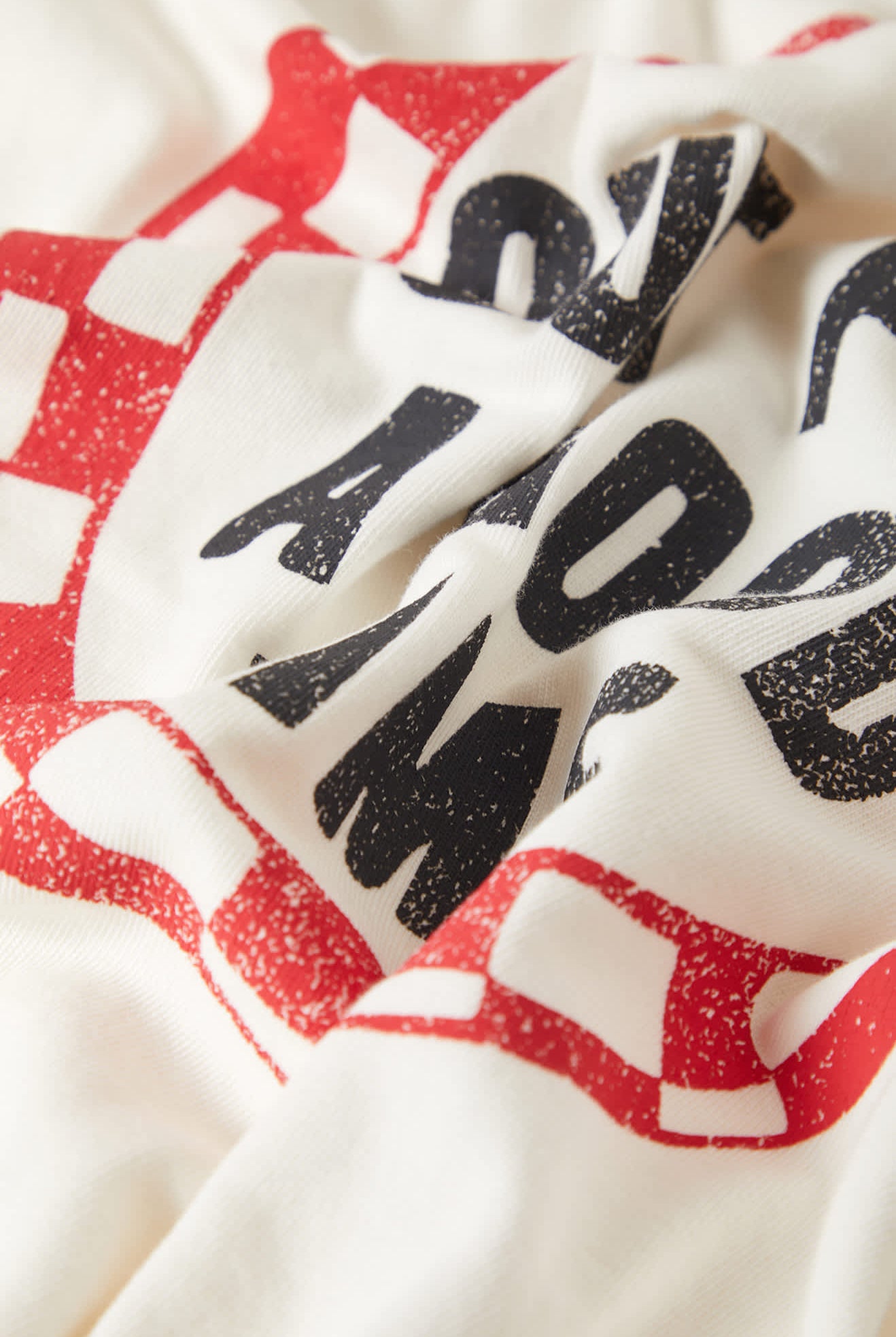 Women's Out For A Good Time Muscle Tank in the color Off White - Additional Laydown image