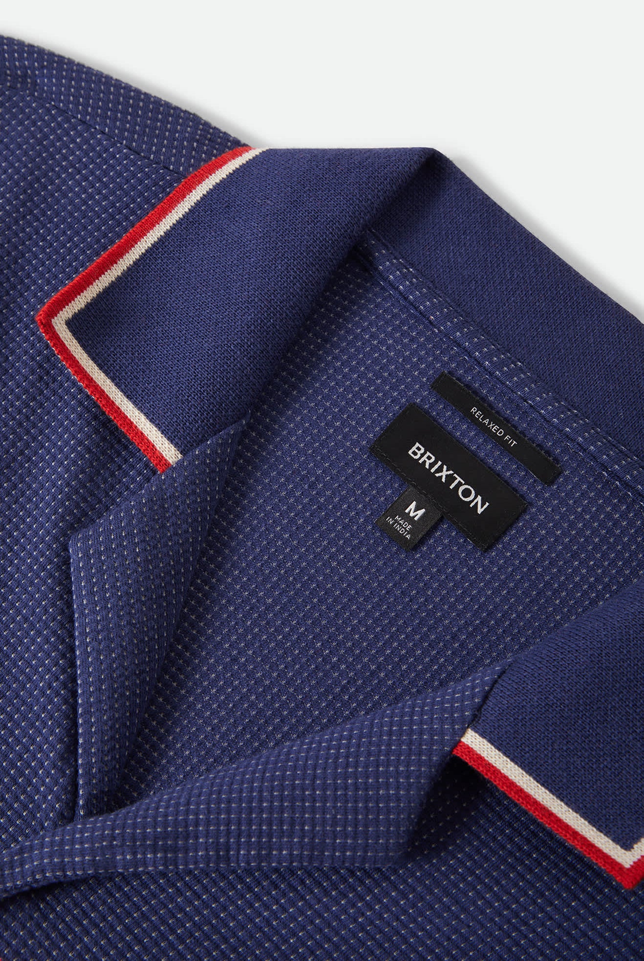 Men's Bunker Mesh Short Sleeve Shirt in the color Washed Navy - Additional Laydown image