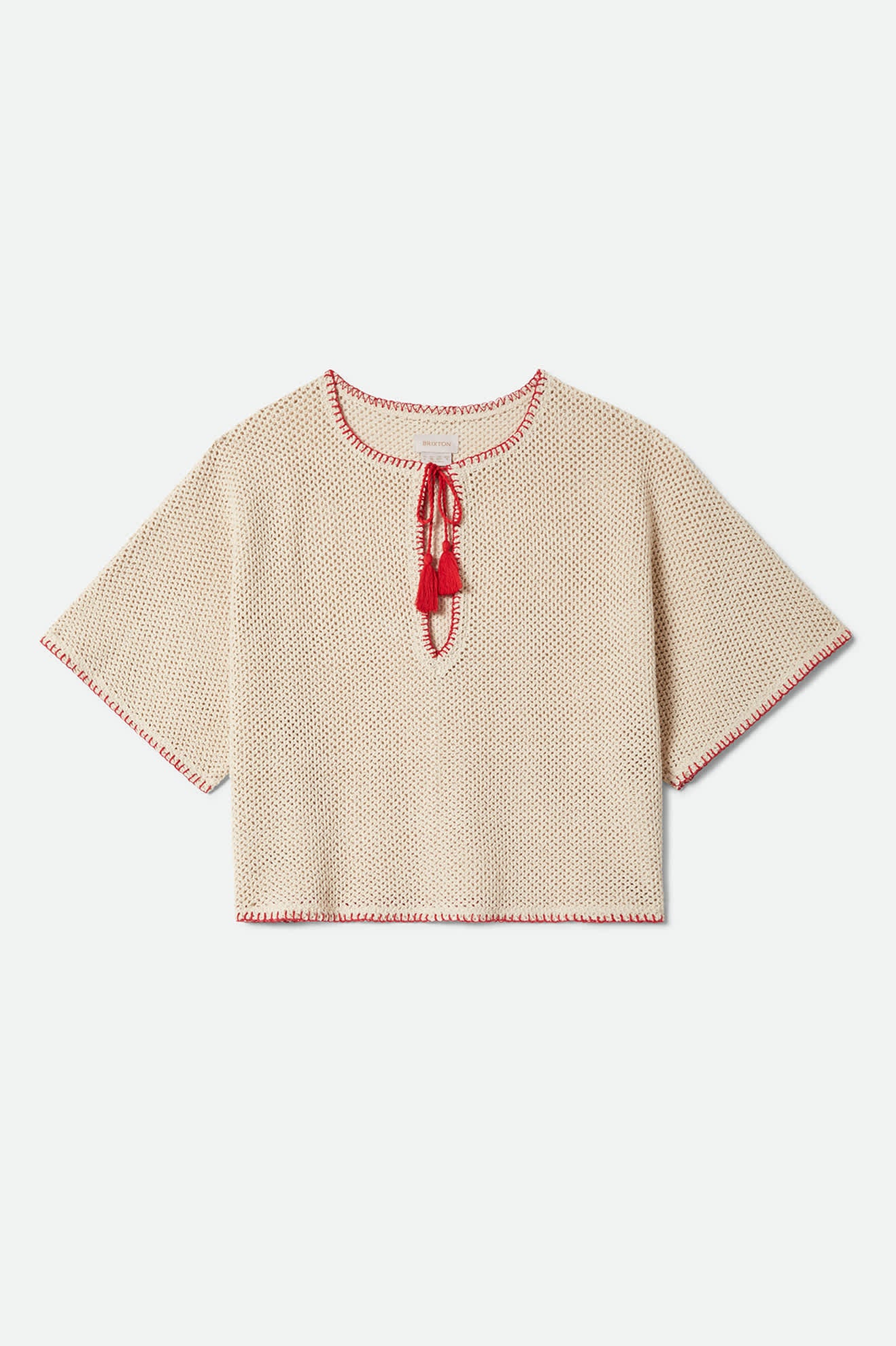 Women's The Crochet Cover Up in the color Timeless Taupe - Front Product View