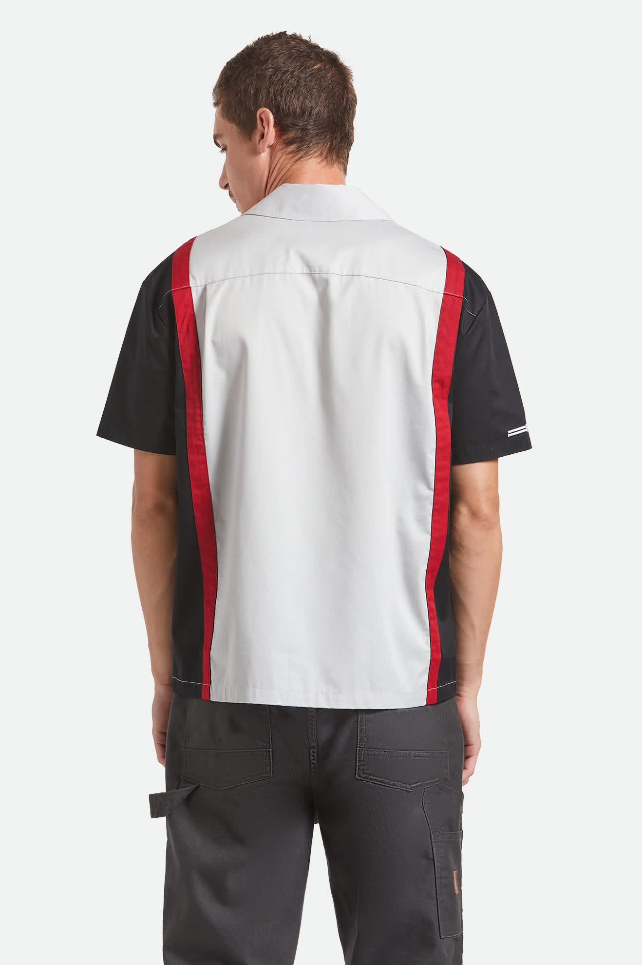 Men's Coors Light Shake Down S/S Shirt in the color Silver/Black - Men's Side View