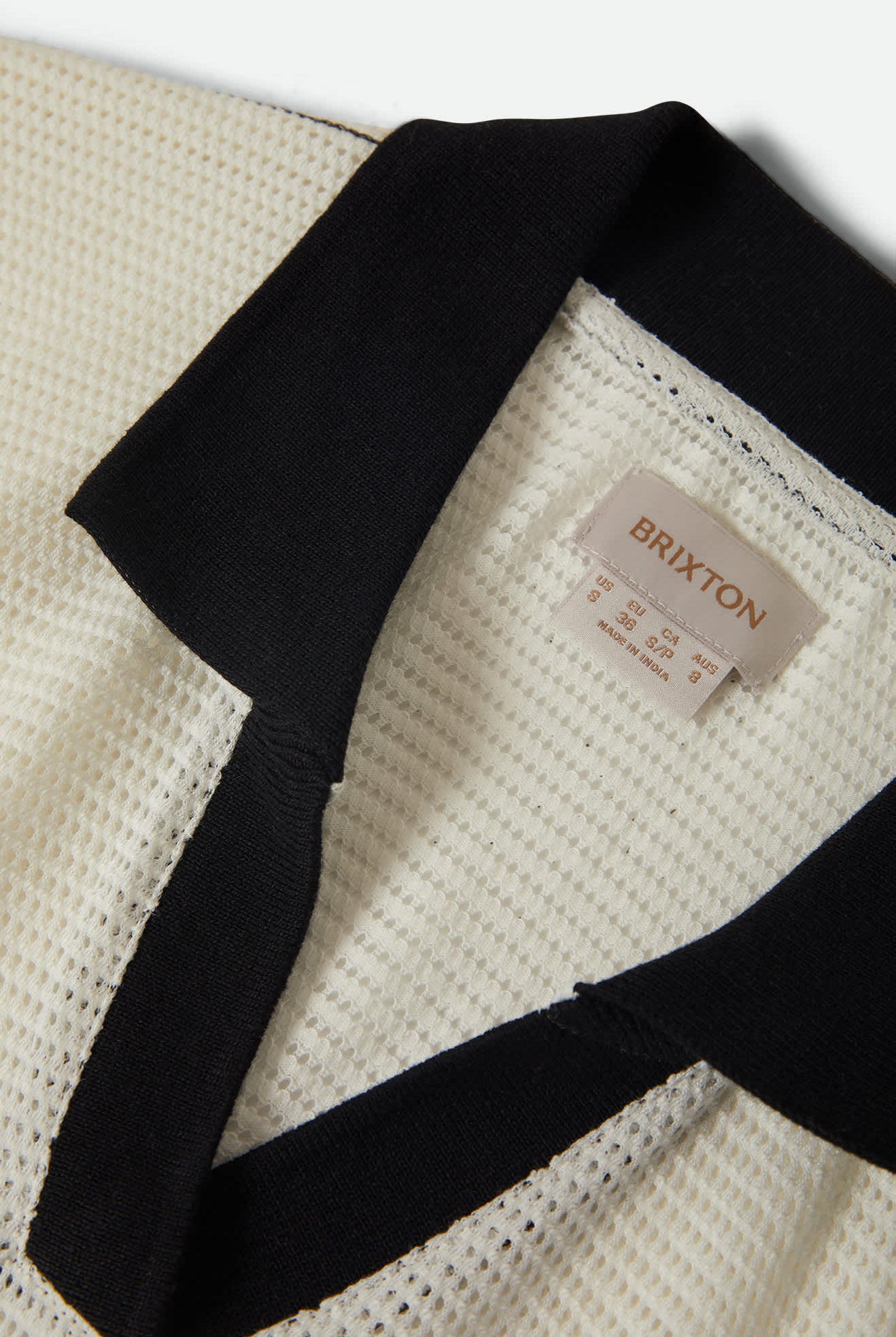 Women's Varsity T-Shirt in the color Off White/Black - Additional Laydown image