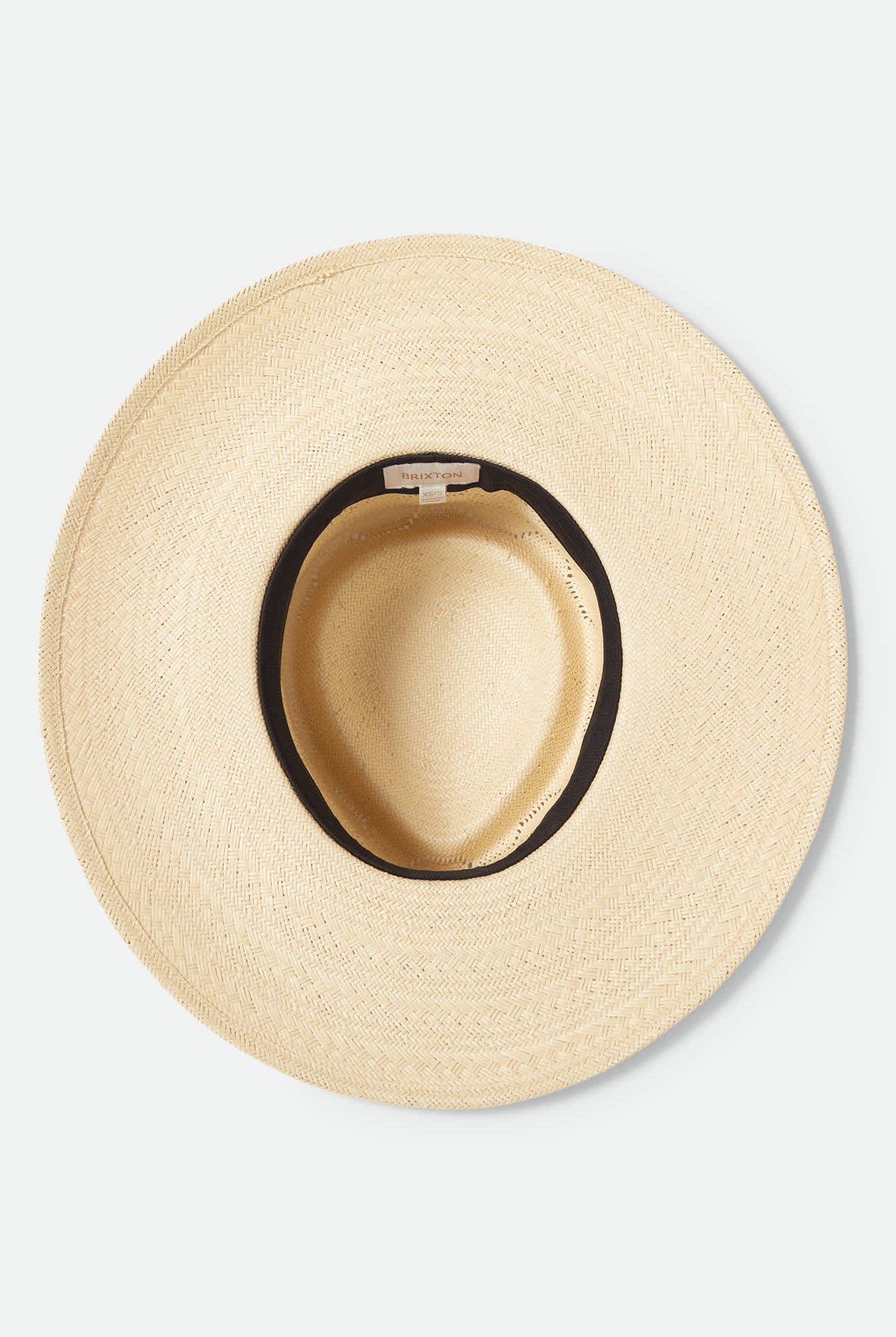 Women's Porto Straw Fedora in the color Natural - Additional Laydown image
