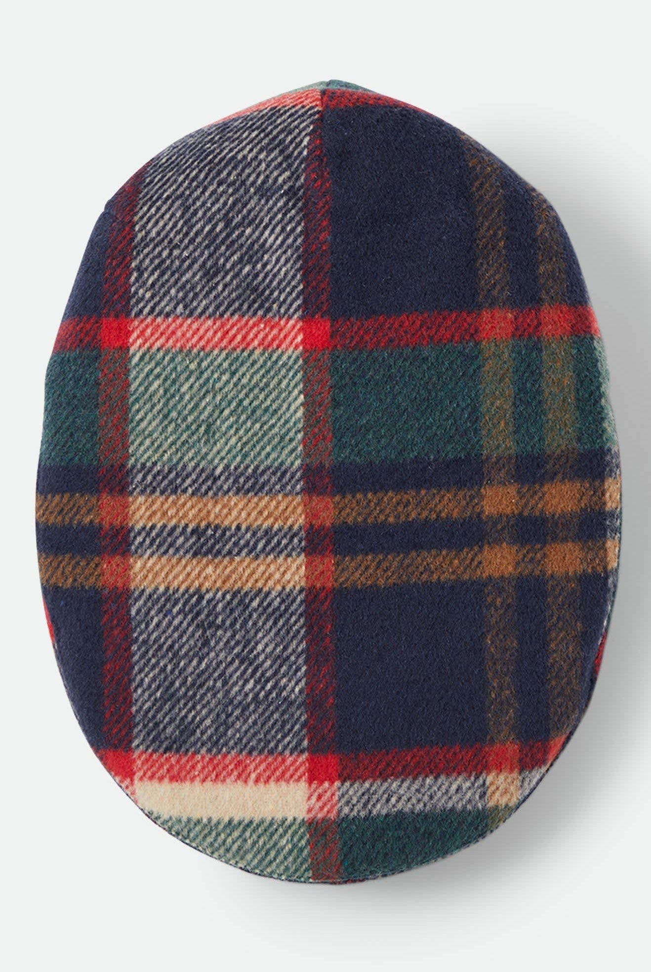 Unisex Century Barrel Snap Cap in the color Navy/Green/Red/Cream - Additional Laydown image