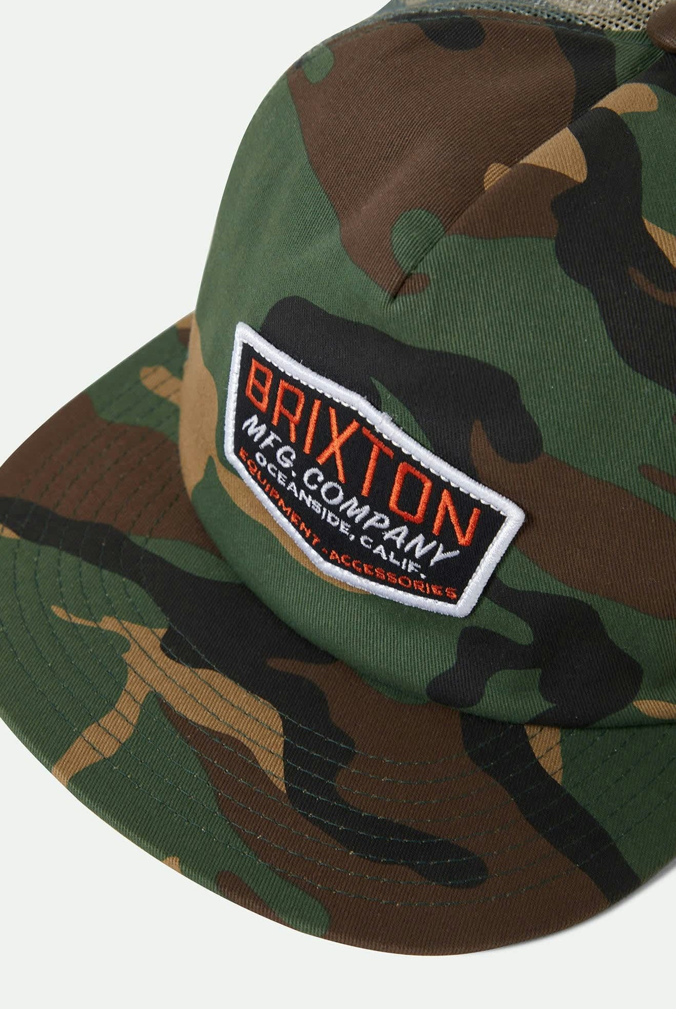 Unisex Coleson Trucker Hat in the color Camo/Camo - Additional Laydown image