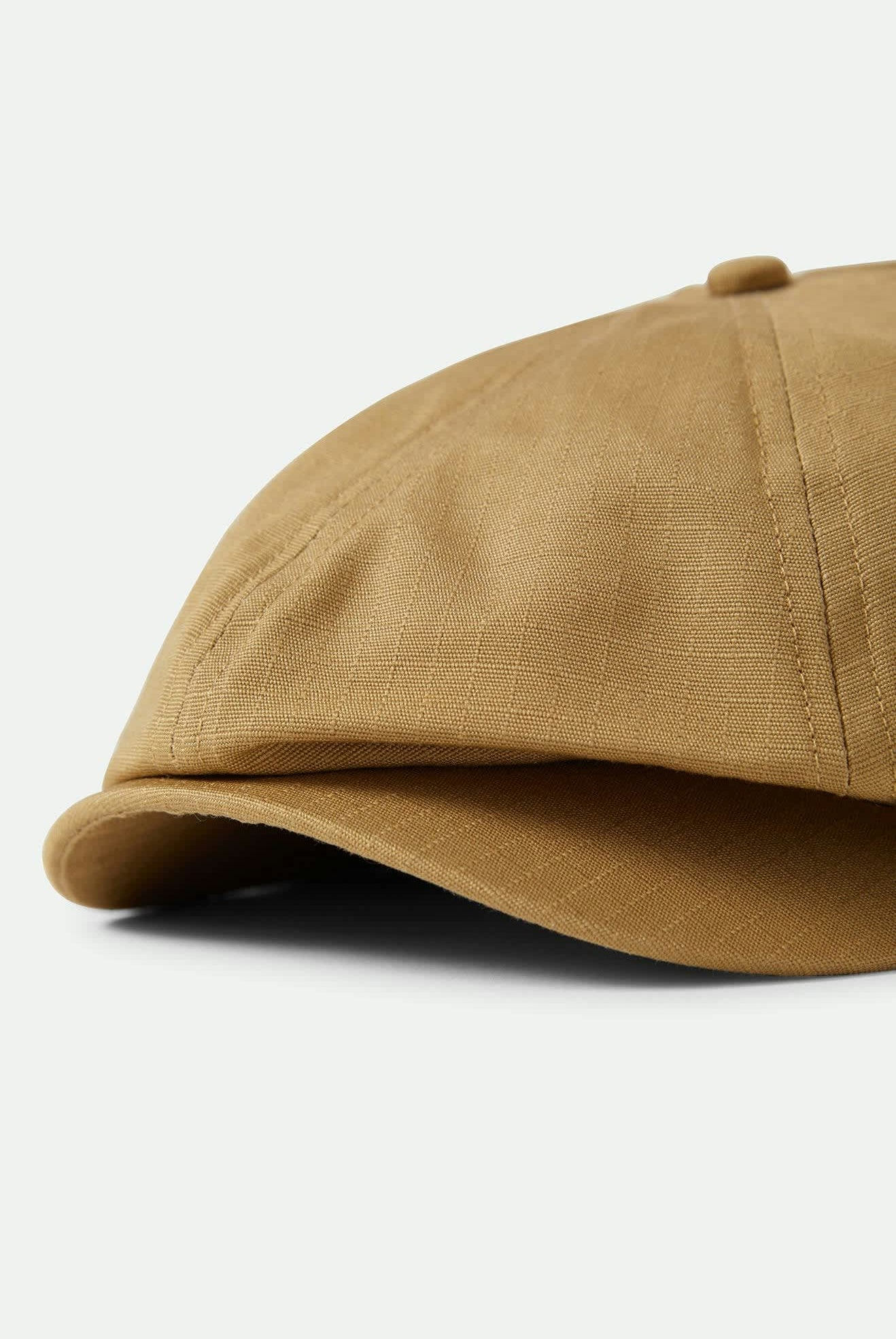 Unisex Brood Lightweight Newsboy Cap in the color Dark Khaki Ripstop - Additional Laydown image