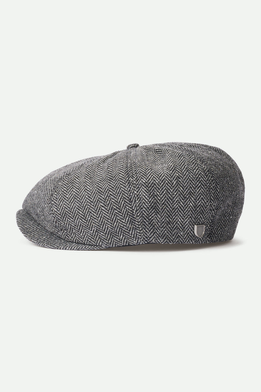 Brixton Unisex Brood Newsboy Cap - Grey/Black | Extra Shot