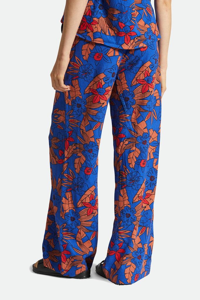 Women's Fit, Back View | Mercado Linen Pant - Terracotta