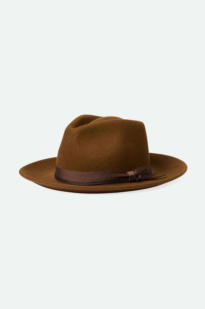 Brixton Unisex Dayton Convertabrim Rancher Hat - Coffee/Brown | Main