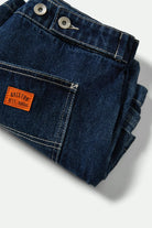 Women's Wrap Skort in the color Rinse Denim - Additional Laydown image