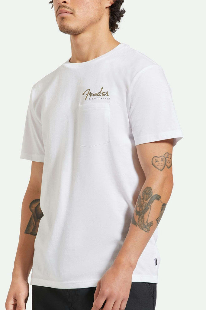 Men's Lifestyle 1 | Fender Volume S/S Pocket T-Shirt - White