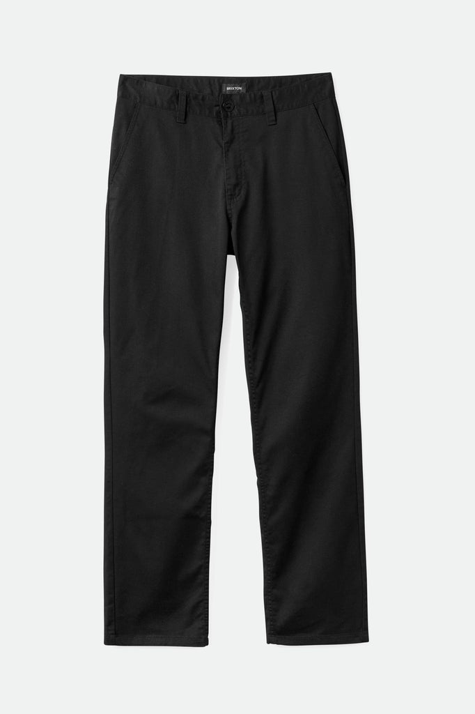 Brixton Men's Choice Chino Regular Pant - Black | Profile