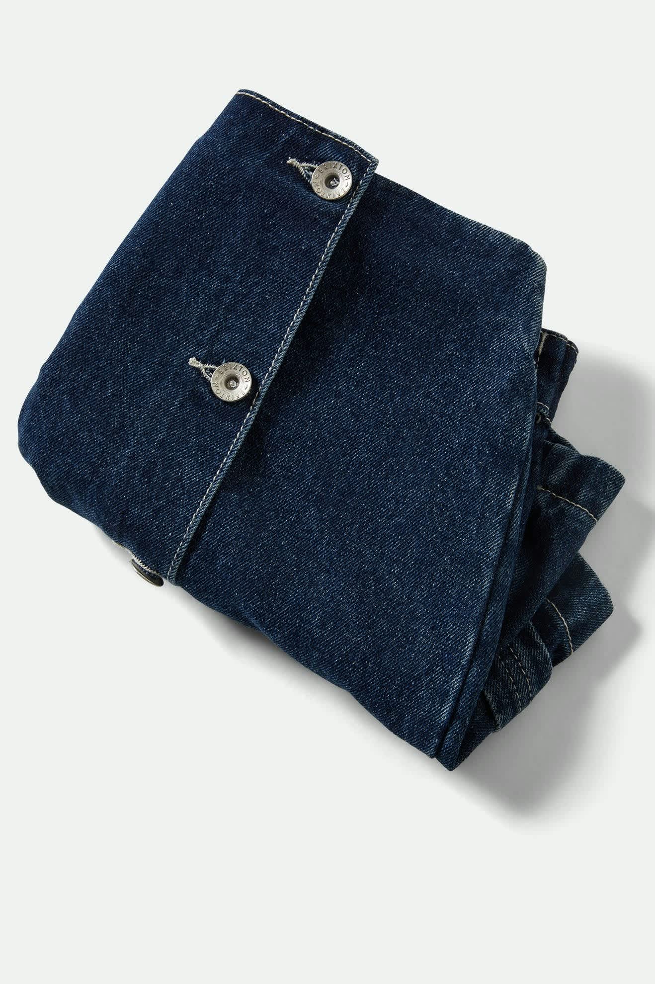 Women's Wrap Skort in the color Rinse Denim - Additional Laydown image