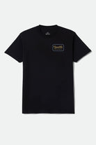 Men's Grade Standard T-Shirt in the color Black/Sunset/Grey Blue - Front Product View