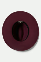 Women's Layton Comfort Fedora in the color Port/Port - Additional Laydown image