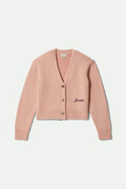 Women's Town Cardigan in the color Mellow Rose - Front Product View