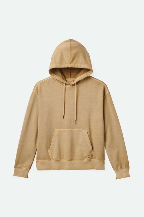 Brixton Women's Cross Loop French Terry Hoodie - Sand | Main