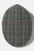 Unisex Hooligan Flat Cap in the color Multi Plaid - Additional Laydown image