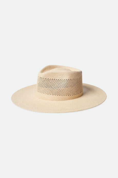 Brixton Women's Jo Panama Straw Rancher Hat - Catalina Sand | Main