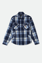 Men's Textured Durham Jacket in the color Classic Navy Plaid - Front Product View