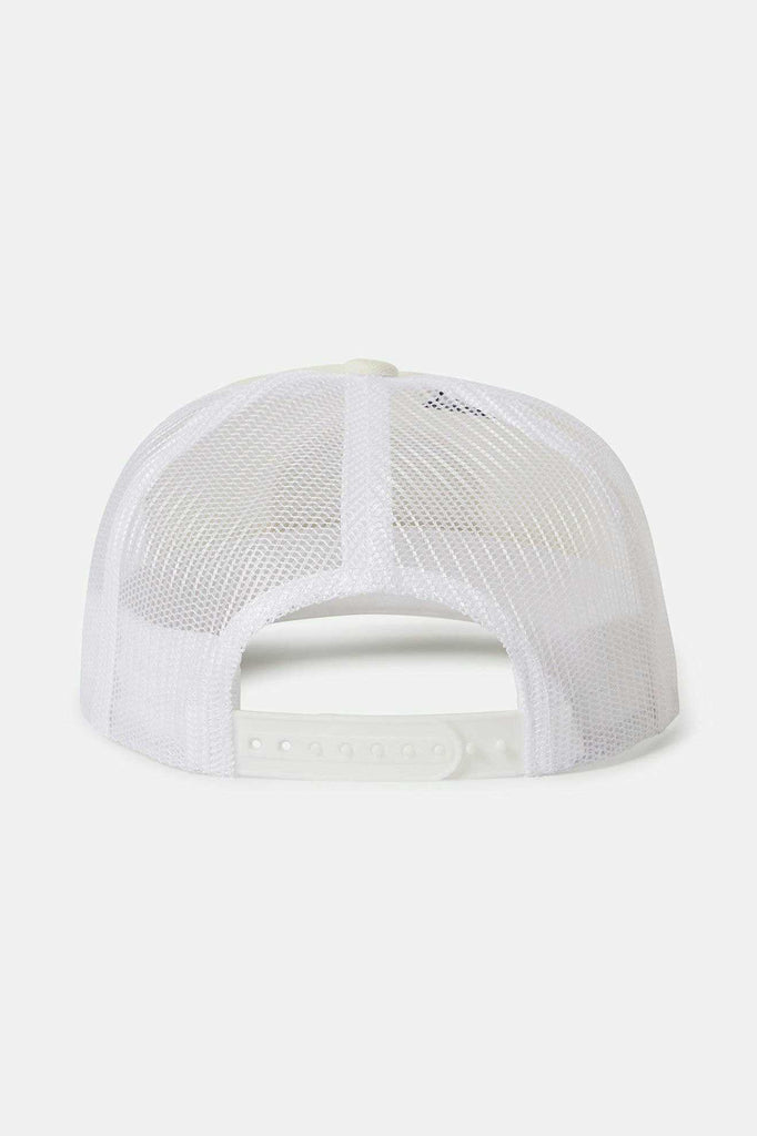 Brixton Unisex Neon Keaton MP Trucker Hat - White/Yellow | Back