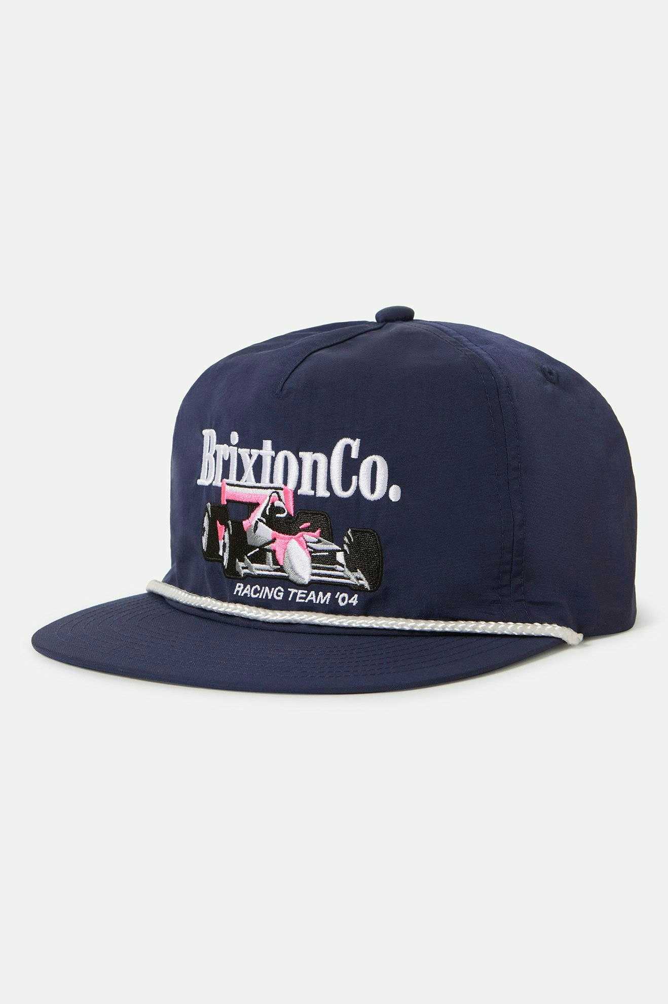 Brixton Unisex Neon Formula HP Snapback - Navy | Main