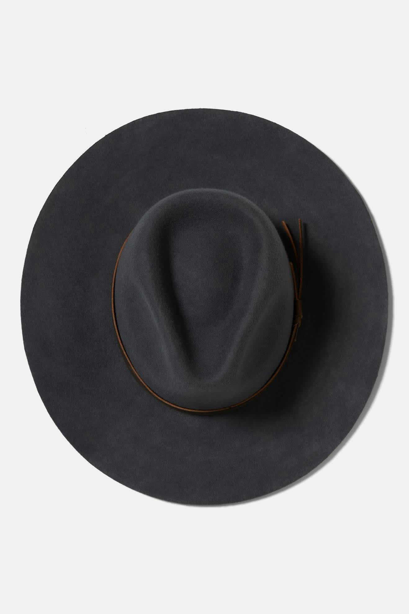 Unisex Hawkins WTHR GUARD™ Cowboy Hat in the color Asphalt/Brown - Additional Laydown image