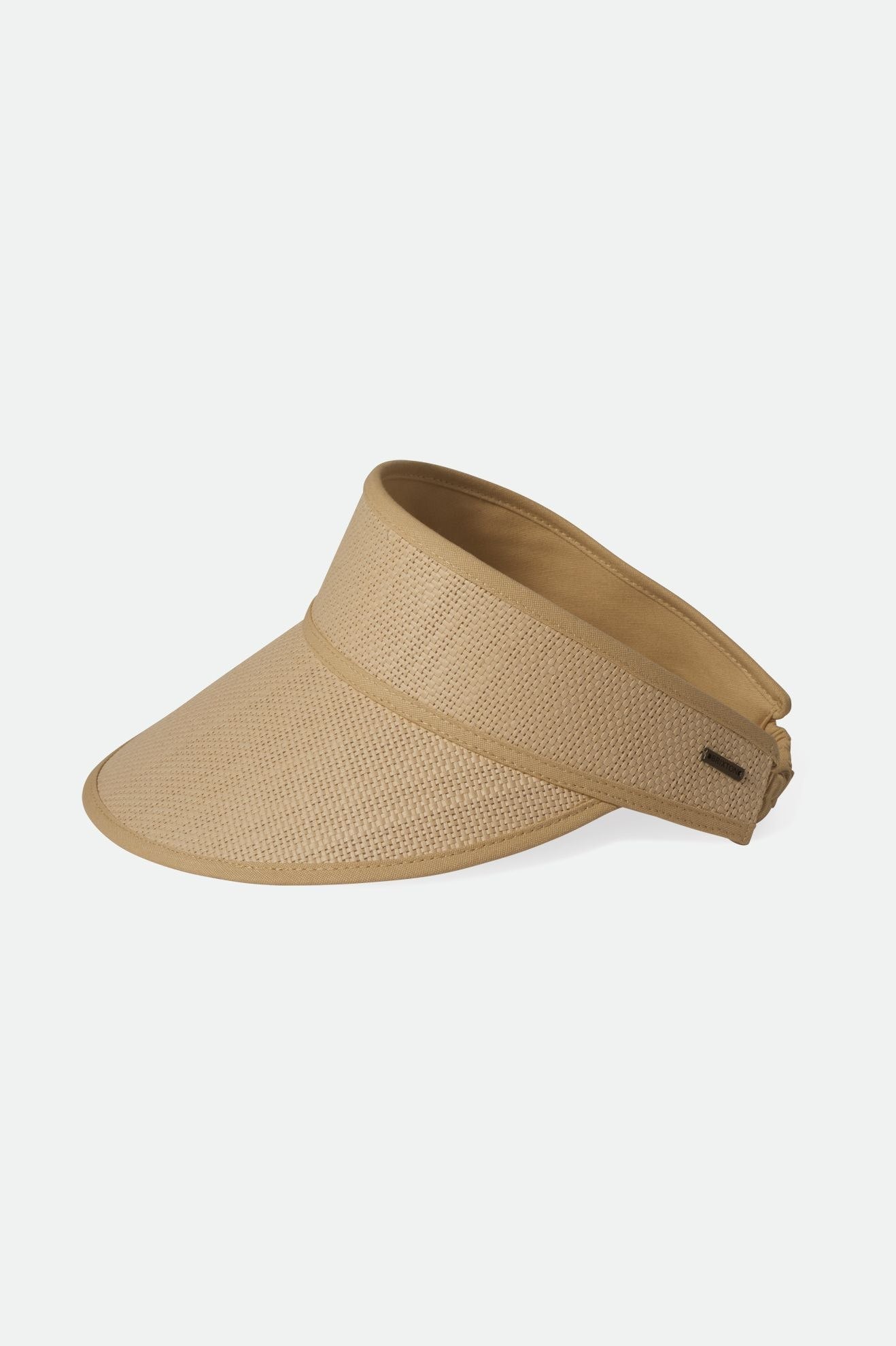Brixton Women's Newport Straw Visor - Natural/Natural | Extra Shot