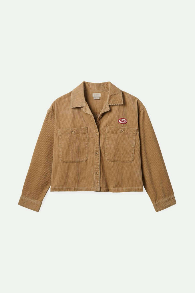 Brixton Women's Utopia L/S Overshirt - Sand Cord | Main