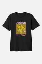 Men's Void S/S T-Shirt in the color Black Worn Wash - Front Product View