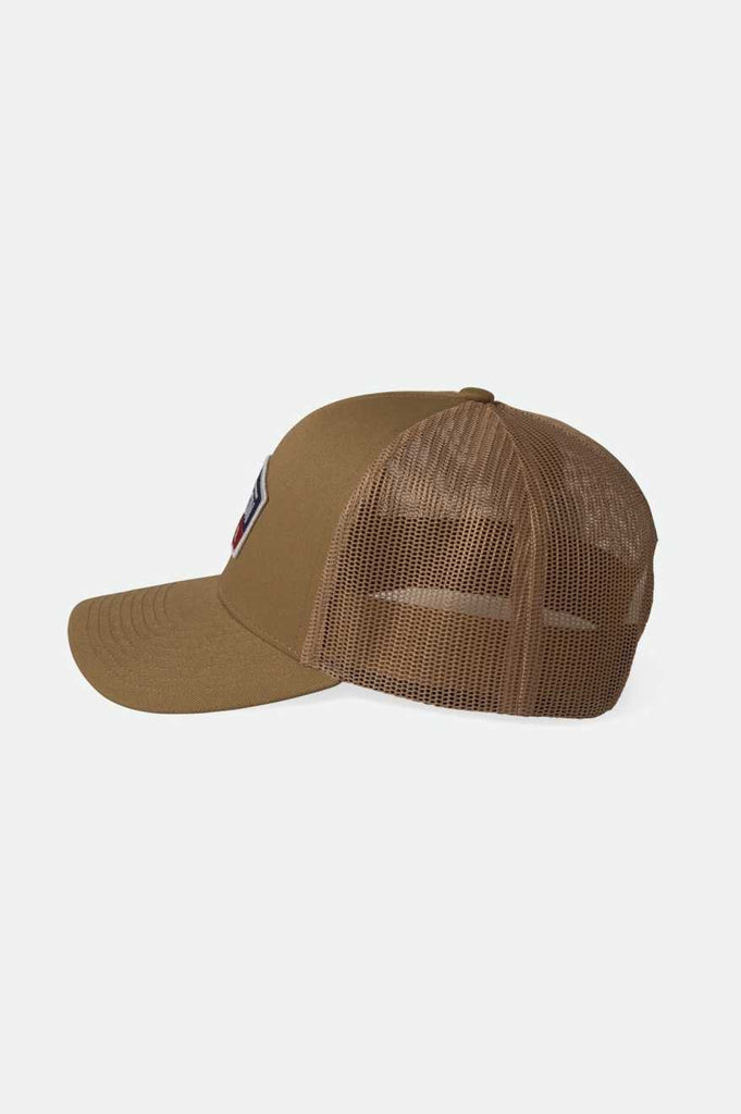 Brixton Men's Regal Netplus Trucker Hat - Khaki/Khaki | Extra Shot