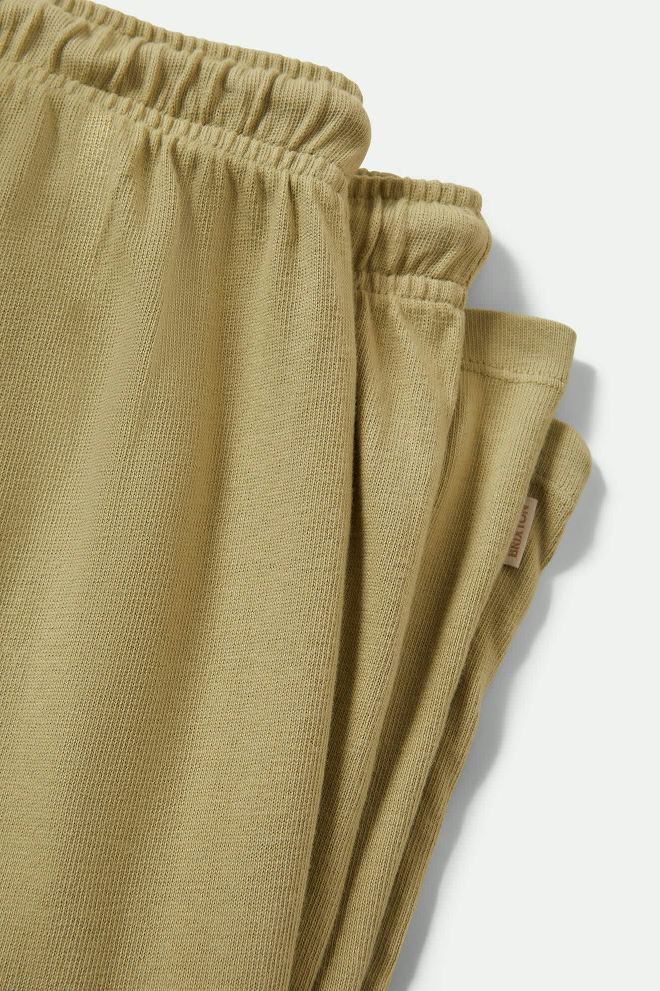 Women's Carefree Organic Garment Dye Lounge Pant in the color Elm - Additional Laydown image