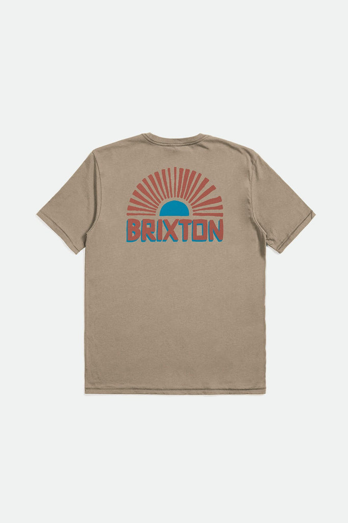 Brixton Men's Fairview S/S Tailored Tee - Oatmeal | Back