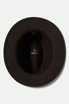 Unisex Roma Fedora in the color Chocolate/Bronze - Additional Laydown image