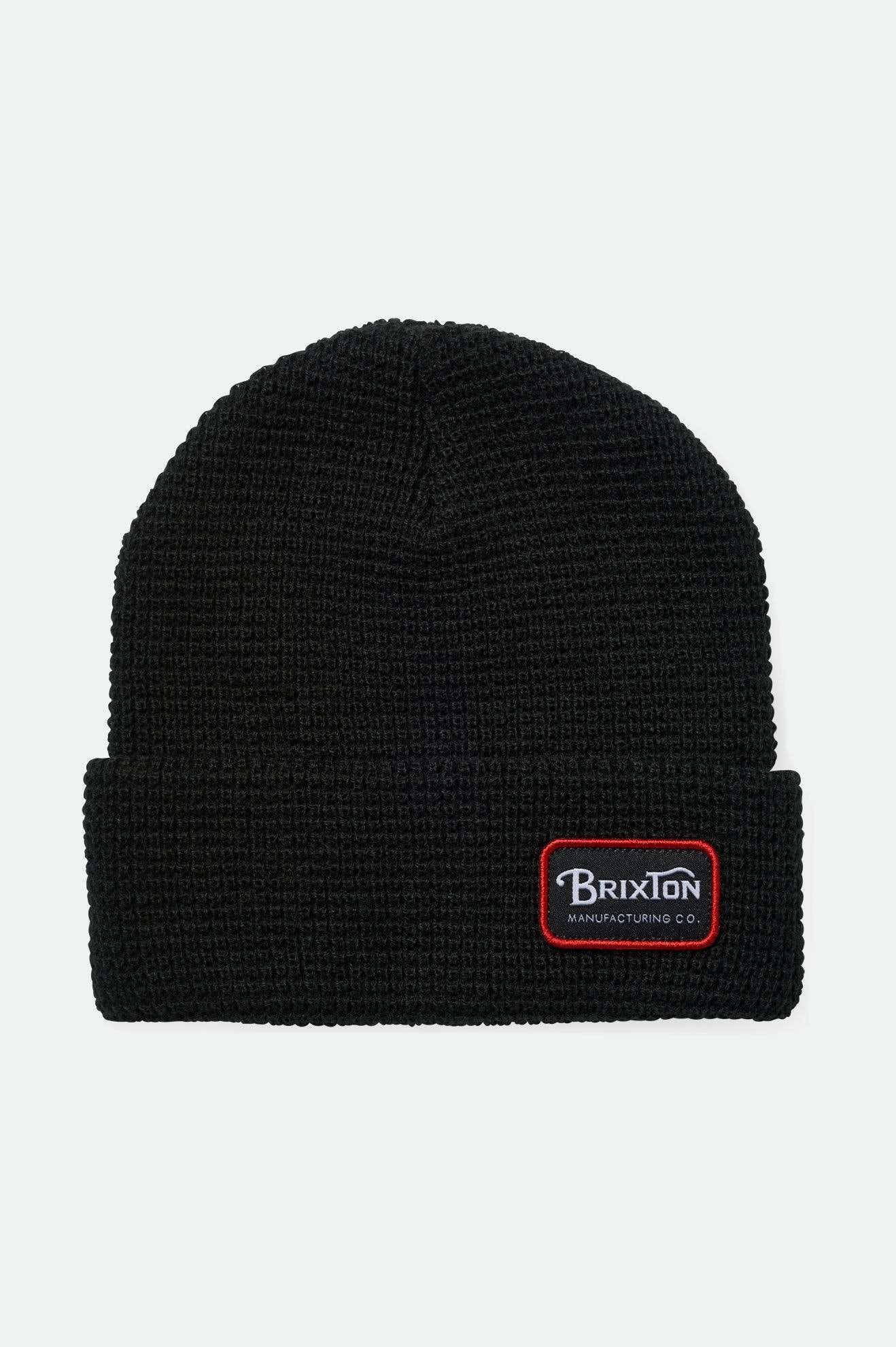 Brixton Men's Grade Waffle Knit Beanie - Black | Main