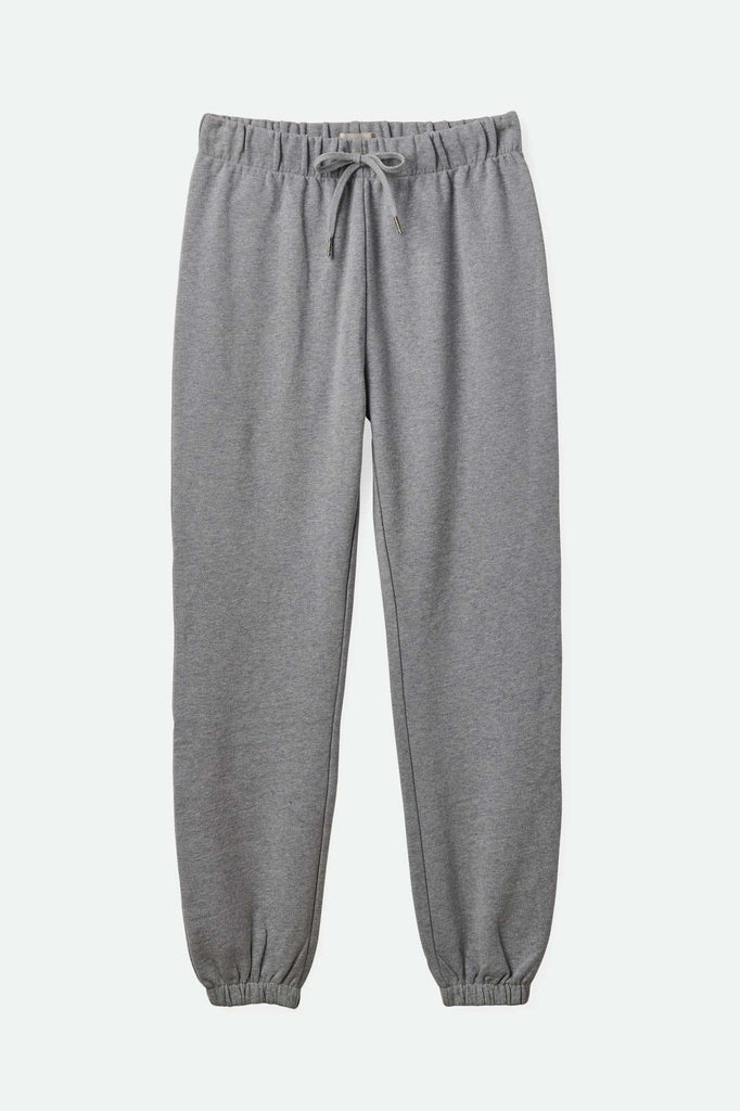 Brixton Women's Cross Loop French Terry Sweatpant - Heather Grey | Main