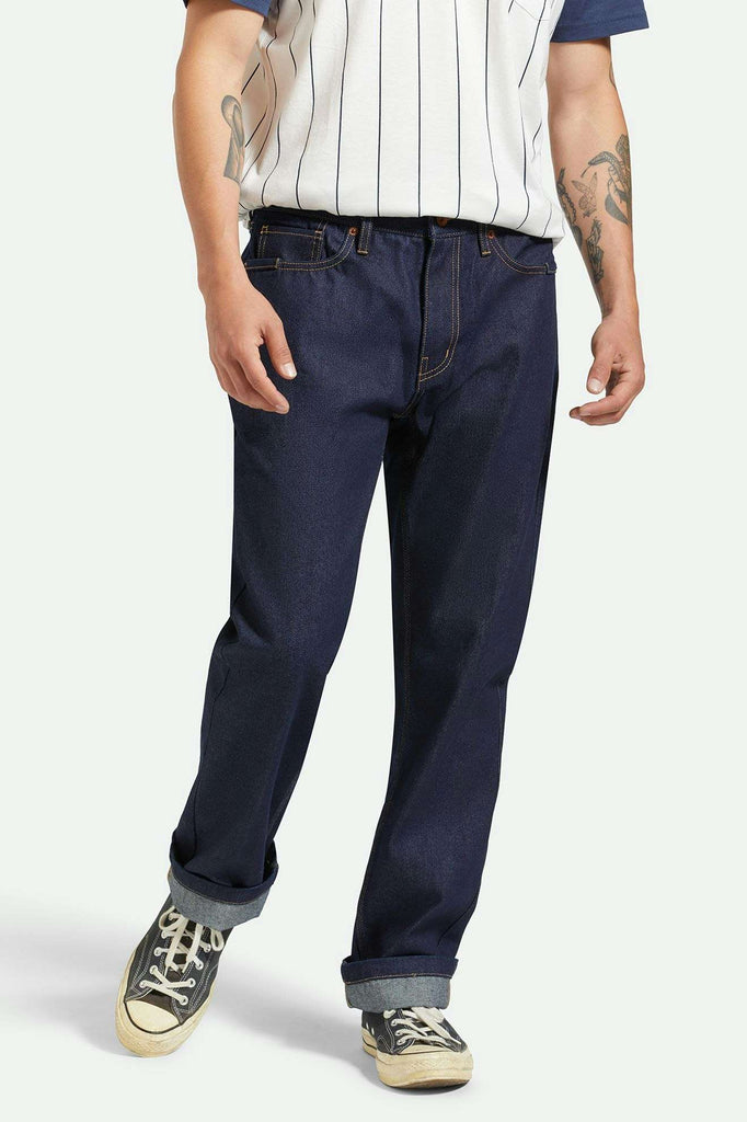 Men's Lifestyle 1 | Builders 5-Pocket Stretch Pant - Rinse Denim