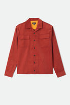 Men's Century Overshirt in the color Washed Brick - Front Product View