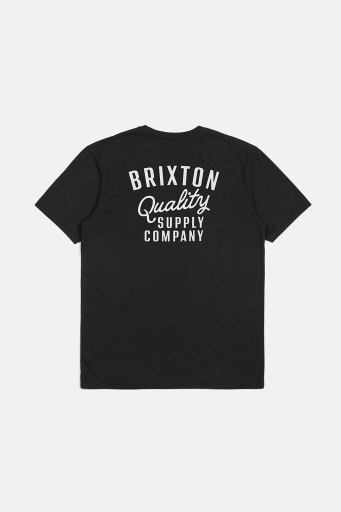 Brixton Men's Hubal S/S Tailored Tee - Black | Back