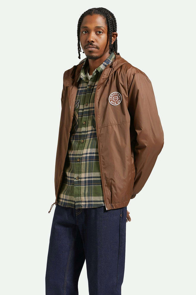 Men's Front Fit | Claxton Crest Lightweight Jacket - Pinecone Brown