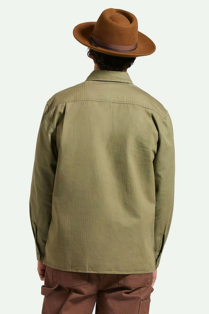 Brixton Unisex Dayton Convertabrim Rancher Hat - Coffee/Brown | Men's Back Fit